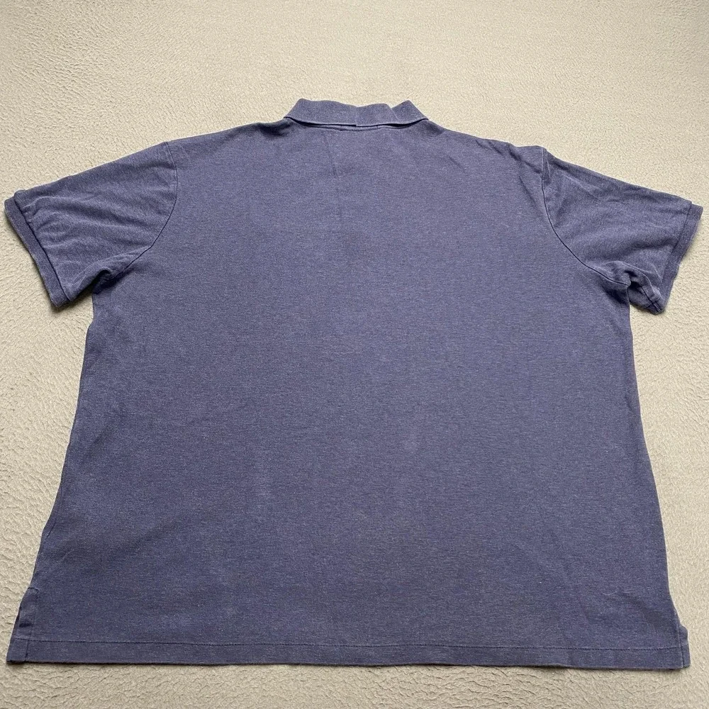 Polo Ralph Lauren Polo Shirt Mens Large Blue Classic Fit Cotton Pony Logo Jersey